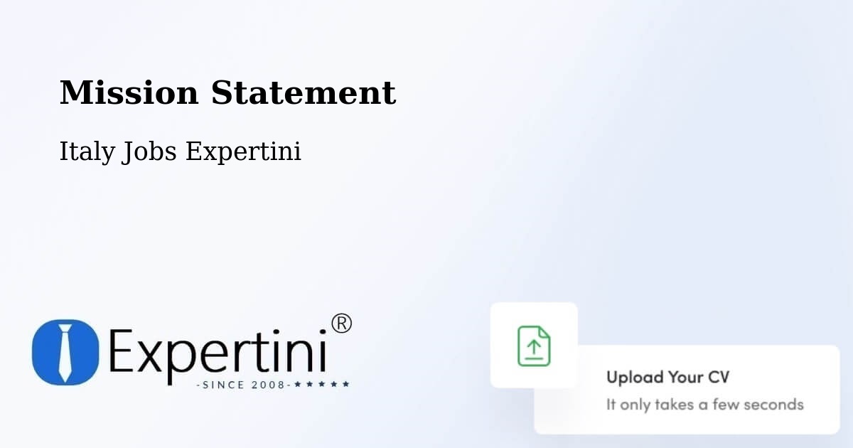 Corporate Mission – Alberobello - Italy Jobs Expertini
